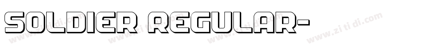 Soldier Regular字体转换